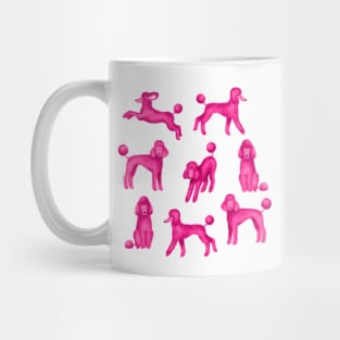 Pink Poodles Mug